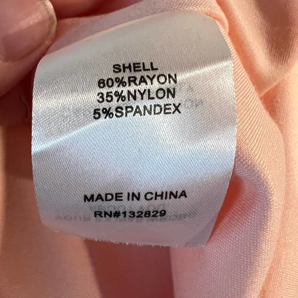 NWT LPA Skater Mini Dress 261 Women's Size XS Blush Pink Halter Neck Open Back - Picture 7 of 10